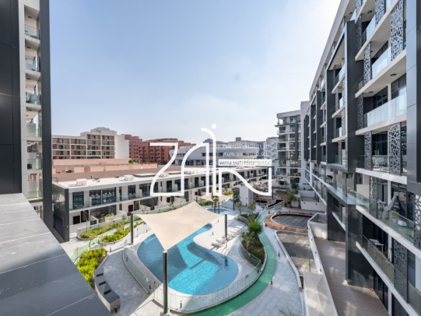 Vacant Furnished Luxury Pool View 2BR+Balcony Unit